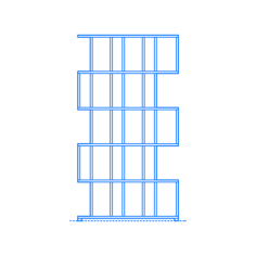 Furniture Bookcases Reedy Bookcase 247 Outline Drawing Svg Vector, Free Vectors File